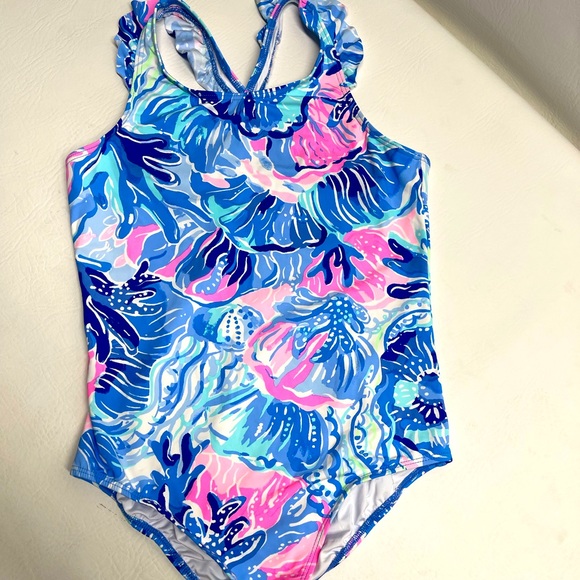 Lilly Pulitzer Other - Lilly Pulitzer girls one piece swimsuit size 14